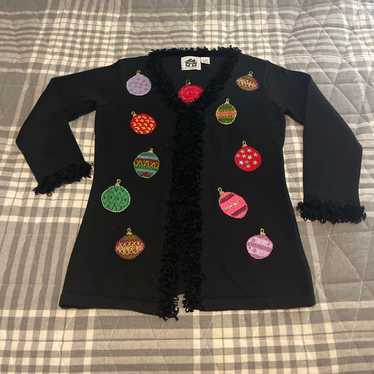 Storybook Knits Christmas Cardigan in small