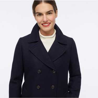 J. Crew Nautical Navy Blue Wool Peacoat