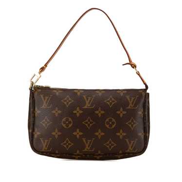 Brown Louis Vuitton Monogram Pochette Accessoires 