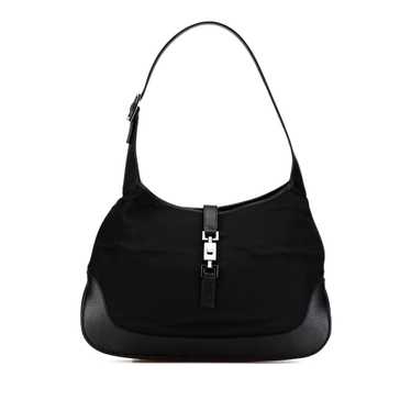 Black Gucci Nylon Jackie Shoulder Bag