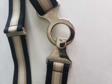 Gap elastic adjustable fabric belt with hook, Bla… - image 1