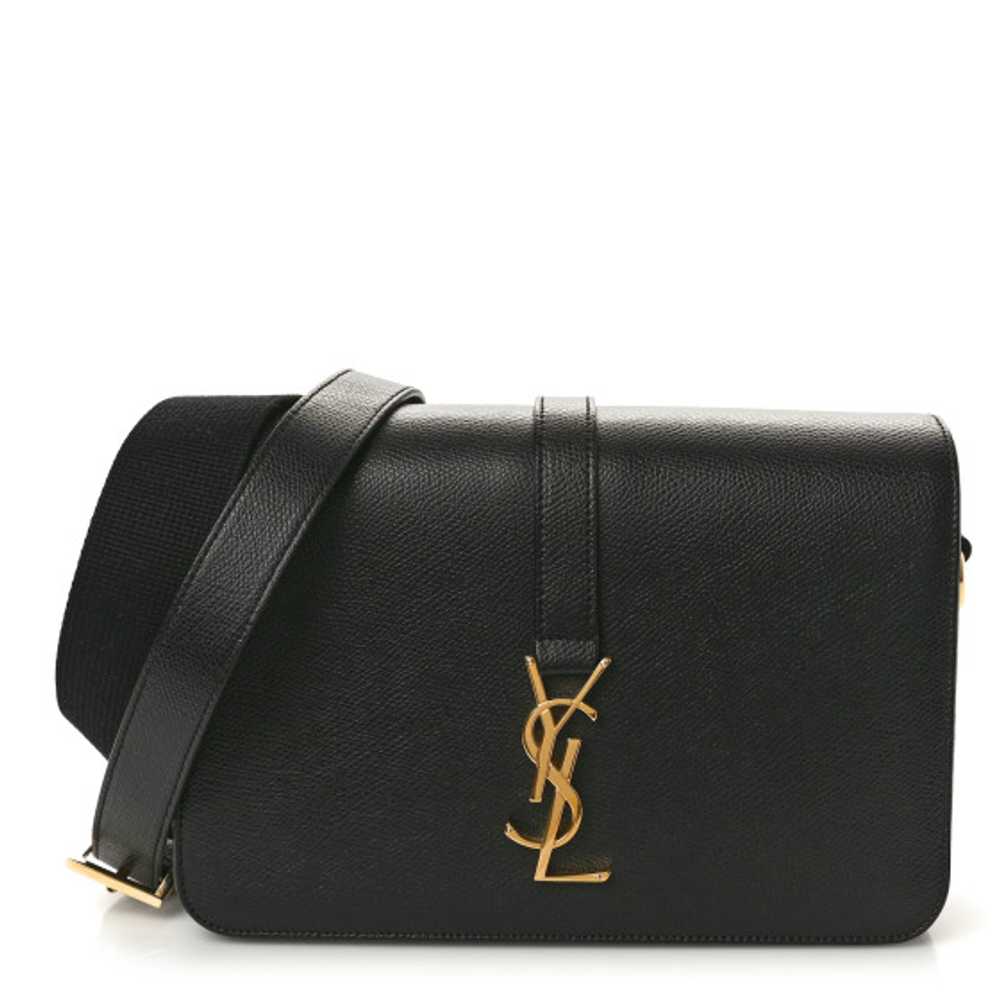 SAINT LAURENT Textured Calfskin Medium Classic Mo… - image 1