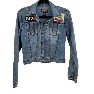 ジャケット・アウター DENIM LIKE PRINT SHIRT Access 3998 jean - Gem