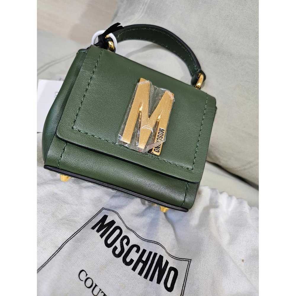 【送料&関税込】Moschino Leather Bag. Moschino Leather handbag