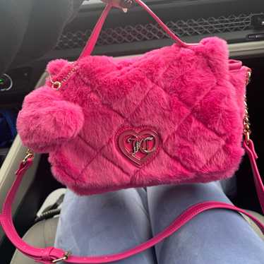 Juicy couture hot pink shoulder purse