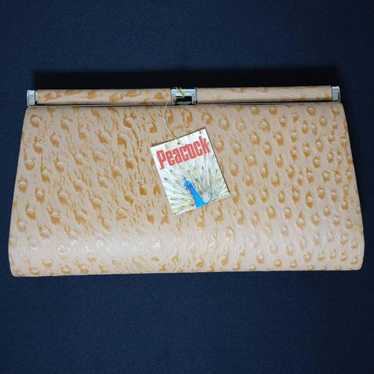 Showa Retro Peacock Clutch Bag