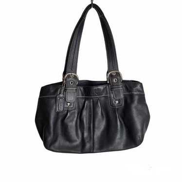 Coach Hampton Soho black leather F13732 bag