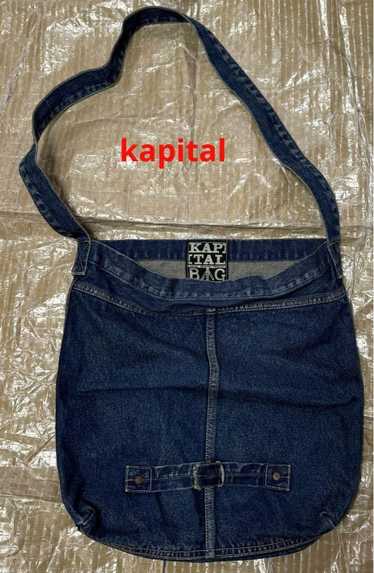 Kapital Used Kapital T-Back Denim Shoulder Bag