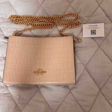 COACH GOLD Chain Shoulder Bag