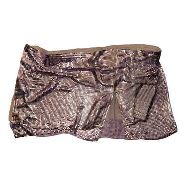 poster girl Glitter mini skirt