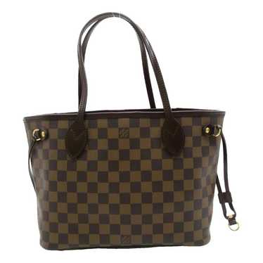 Louis Vuitton Neverfull leather handbag