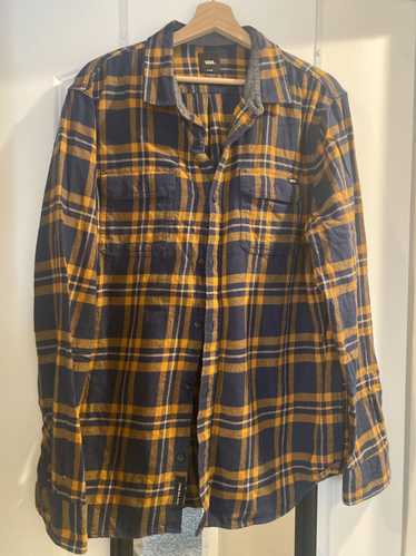 Vans Vans blue yellow plaid button up