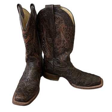 Corral Brown Leather Western Cowboy Boots Women’s 