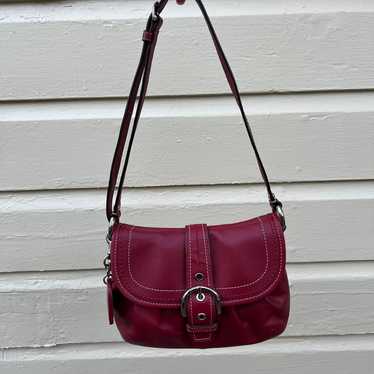 Vintage Coach Soho Bag Dark Red