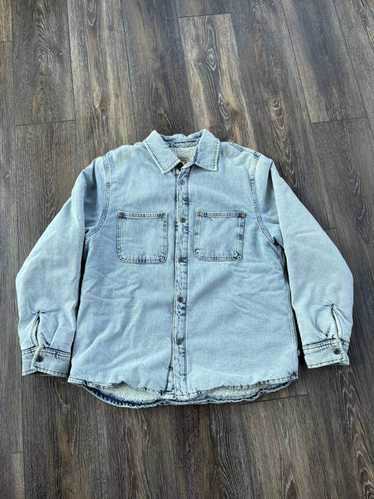 Stussy Stussy Workwear Sherpa Lined Denim Shirt