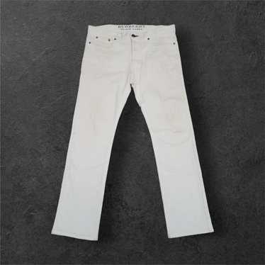 22SS 国内正規 BURBERRY ホワイトデニム スラックス W32 Mens burberry white jeans - Gem
