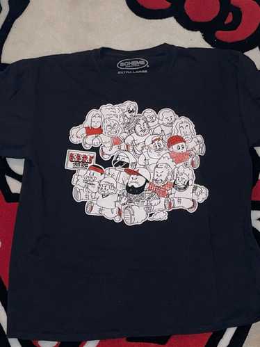 $uicideboy$ ツアーTシャツ G59 Recordsスーサイドボーイズ Grey Five Nine Headlines $uicideboy$ Tee Shirt - Black Small