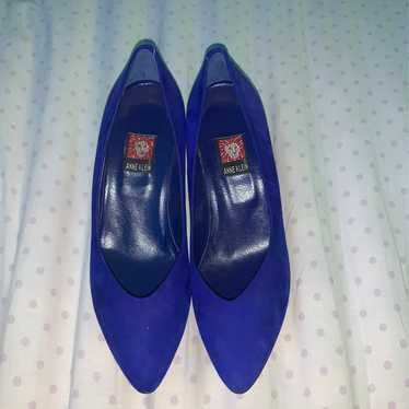 Anne Klein Blue Suede