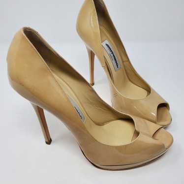 Jimmy Choo Nude Patent Pumps