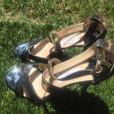 Jimmy Choo Louise Cross Strap Heels 9.5