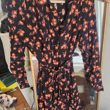 Ann Taylor Floral Shirt Dress