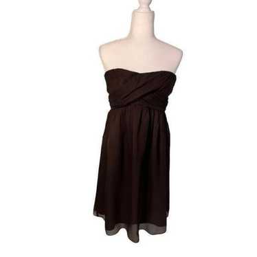 J. Crew silk strapless dress