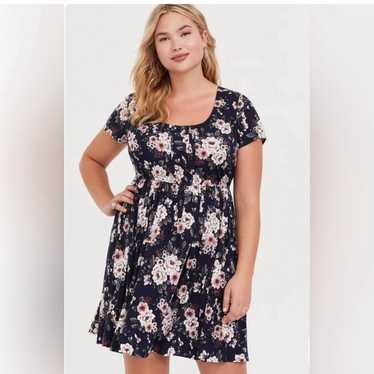 Torrid Mini Challis Skater Dress