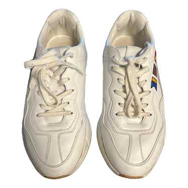 Gucci Rhyton leather low trainers