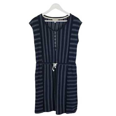 Lucky Brand Striped Casual Cap Sleeve Dress Size S