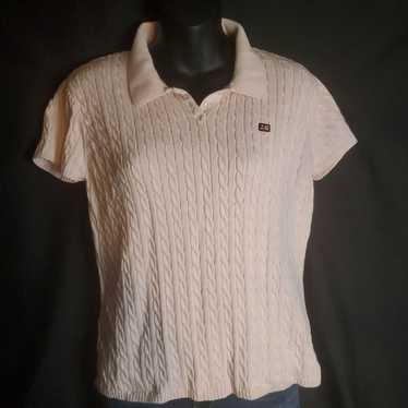 Polo Jeans Co Ralph Lauren Pale Pink Ribbed Polo