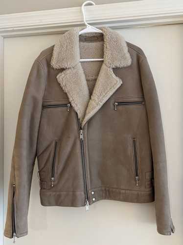 Allsaints Allsaints Shearling Biker Jacket