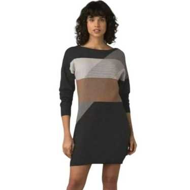 PrAna Anka Woman Wool Bleand Sweater Dress Colorbl