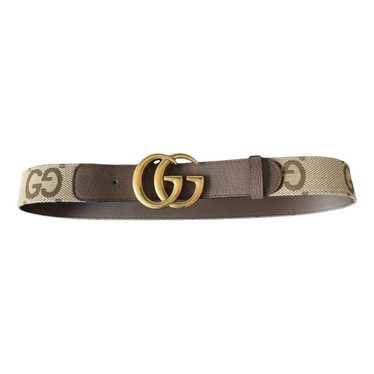 Gucci Gg Buckle leather belt