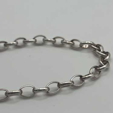 Vintage Sterling Silver Ladies Cable Link Bracelet