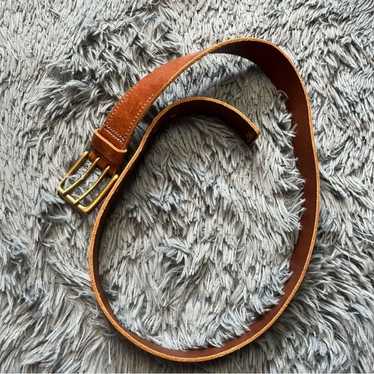 Vintage Express Brown Leather Belt