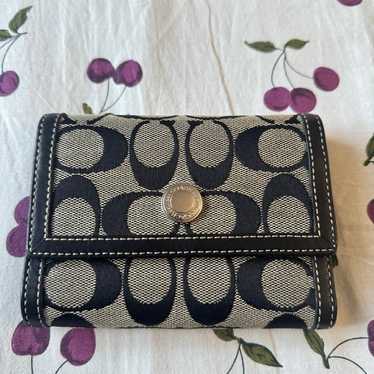 Vintage Coach Signature Jacquard Wallet