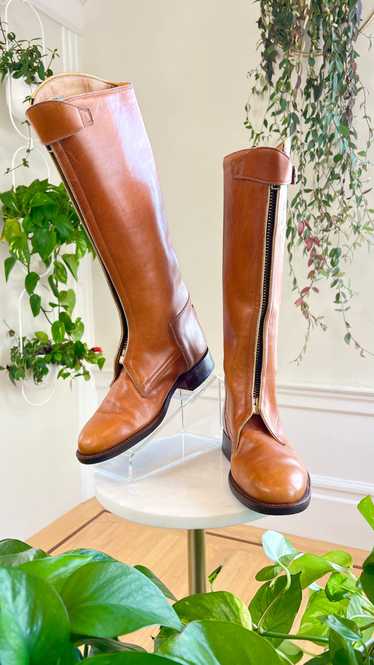 1970s Brown Leather Campus Boots | size US 7