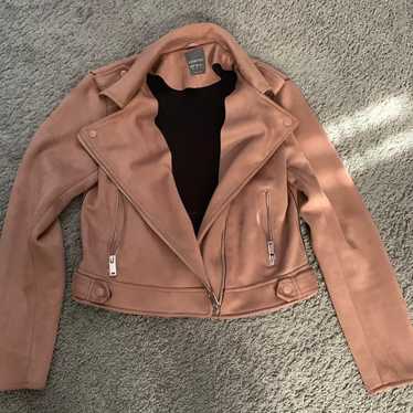 Tan moto jacket