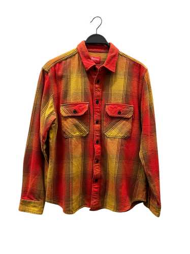 Supreme/Flannel Shirt/M/Cotton/RED/Flannel