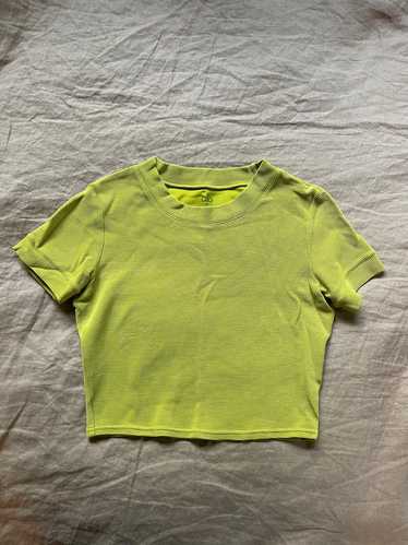 ALO YOGA Micro Waffle Sierra tee (S) | Used,…