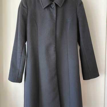 100% Cashmere Coat - Black