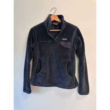 Women's Dark Navy Blue Patagonia Quarter Button-Up