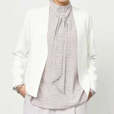 SOEJU Short Knit Jacket White