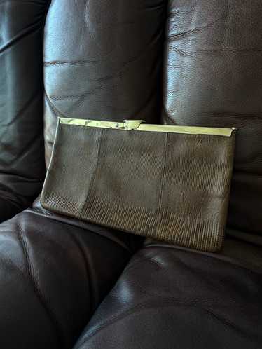 Genuine Leather Clutch with Optional Chain Strap