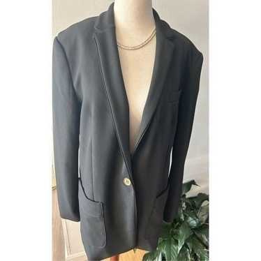 Michael kors black blazer long size 12