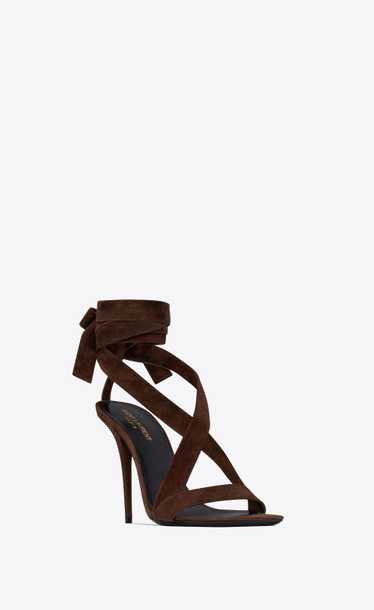 Saint Laurent Paris o1tp1o0125 Deva Sandals In Sue