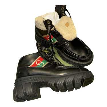 Gucci Leather snow boots