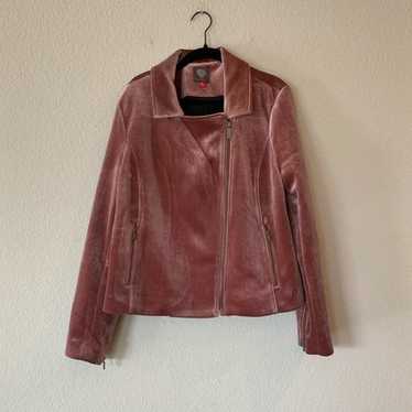 Vince Camuto Velvet Moto Jacket