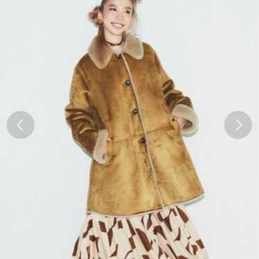 【SPERONE】Double Half Real Mouton Coat Wool Double Clasp Coat – La Garçonne