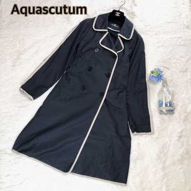 ✩Beautiful item✩ Aquascutum Trench Coat Long Pipin